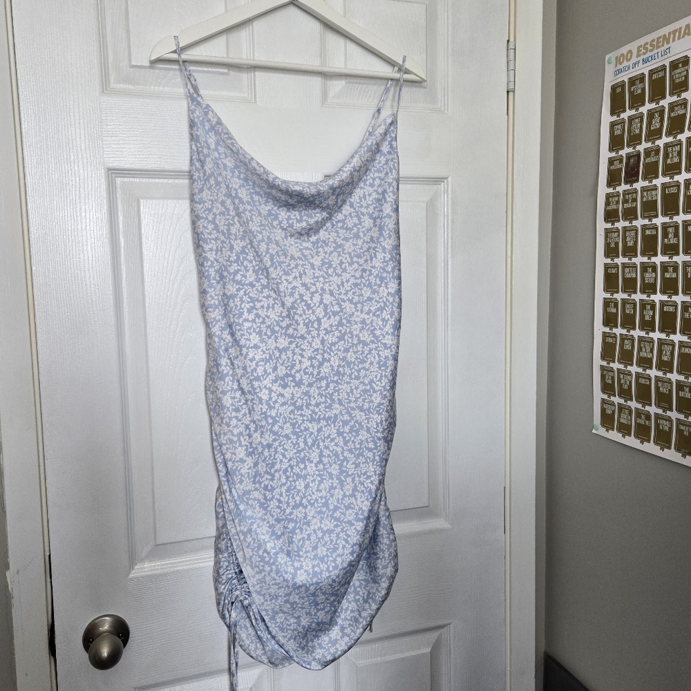 Garage Blue Floral Dress